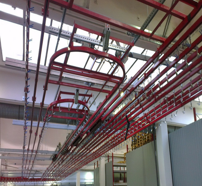 Industry Overhead Conveyor Chain Hanging System UH -5075-S For Transmission