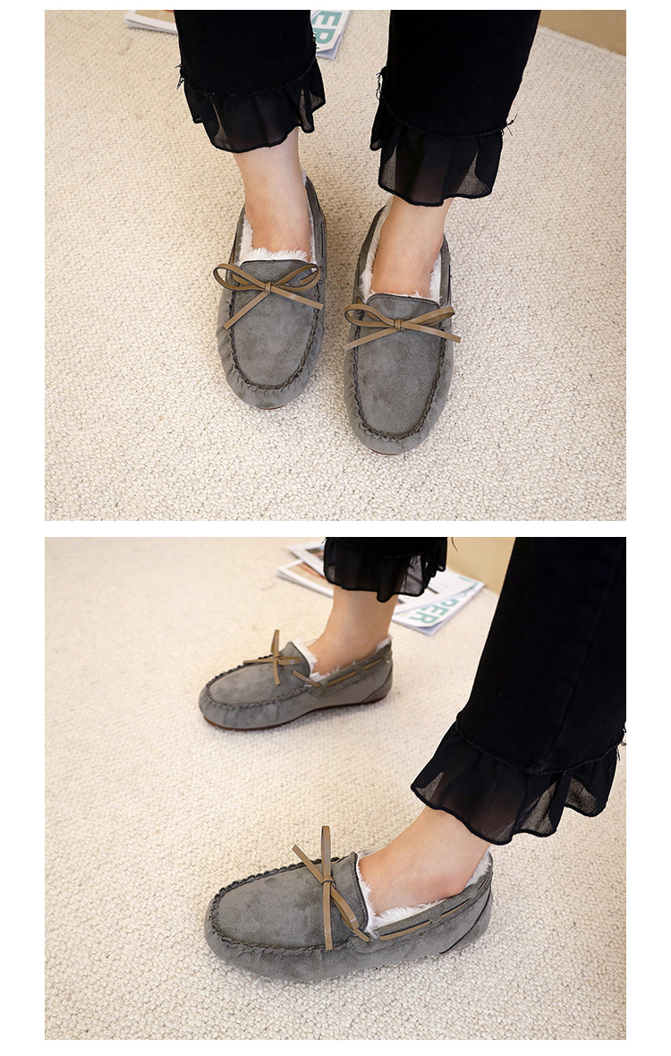 Autumn And Winter Pregnant Plus Size Shoes , Thick Plush Warm Cotton Soft Bottom Shoes