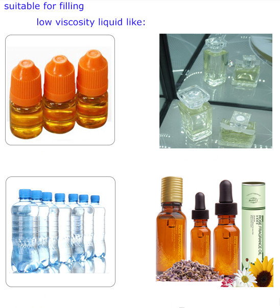 Beverage Liquid Filling Packaging Machine , Automatic Liquid Bottle Filler 4 Nozzles