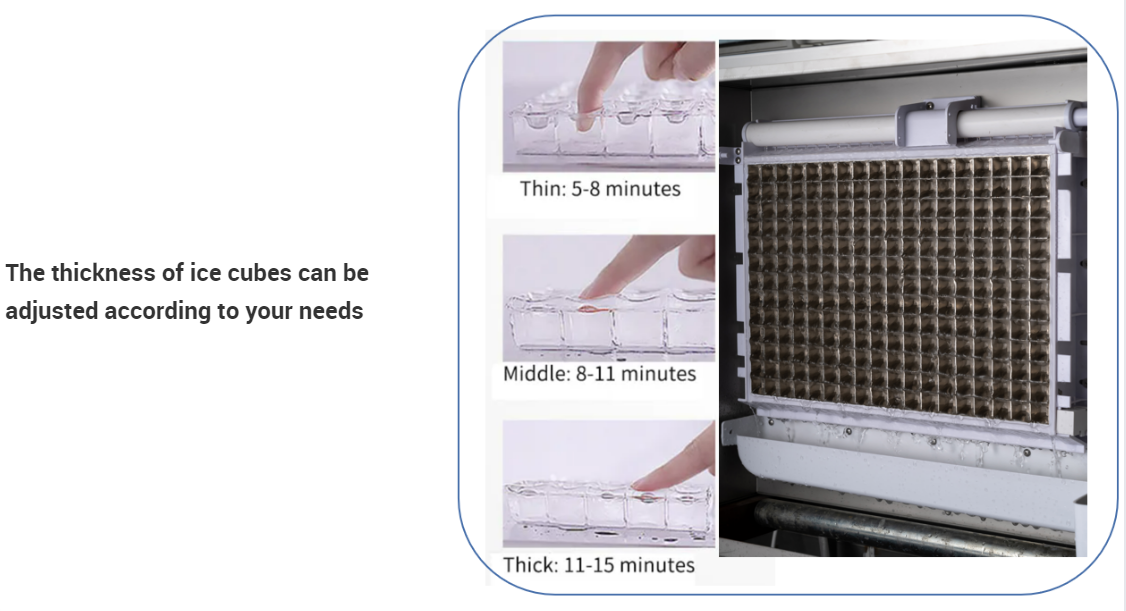 250kg ICE BLOCK Ice Cube Maker Machine with Advanced Technology and Automatic Function