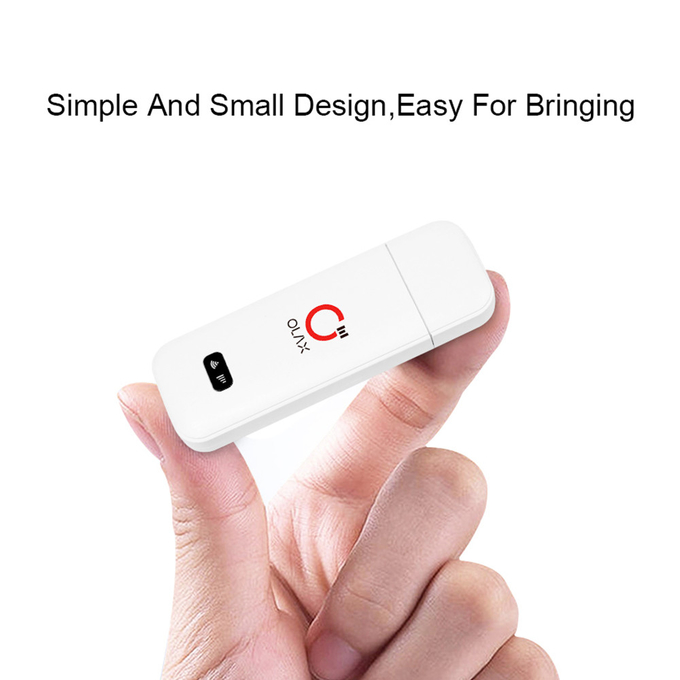 White MINI Portable 4G USB Dongle Cat4 Sim Card Slot Wifi Dongle