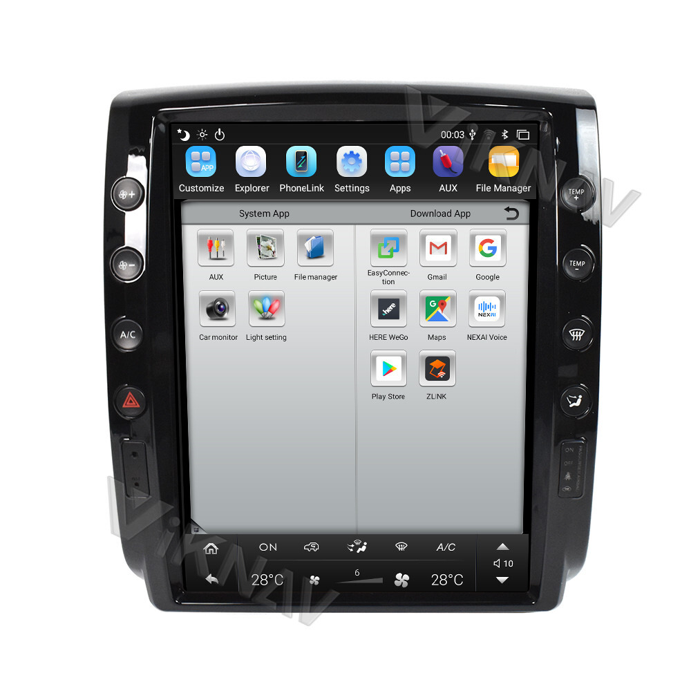 Viknav Car Radio For TOYOTA Tacoma HILUX (2005-2015) 13.6 inch PX6 2 din Android GPS Navigation Stereo Receiver Tape Rec