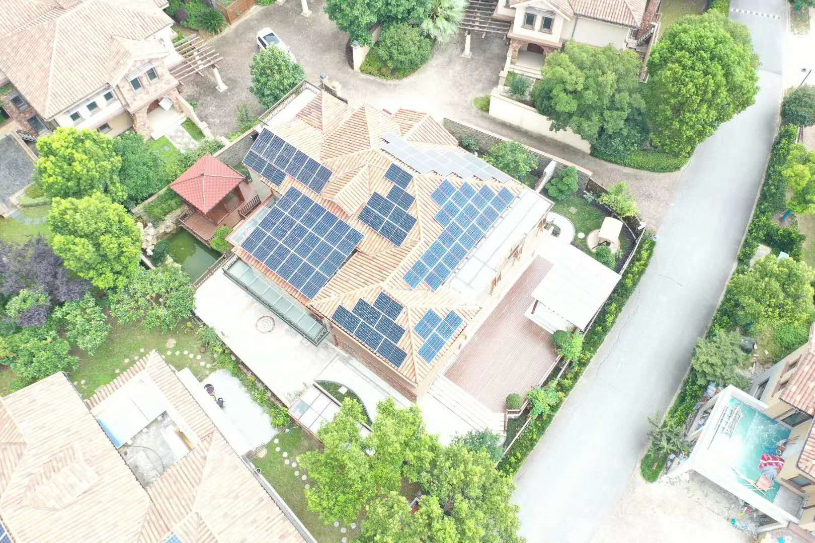 Anodizing 182 Monocrystalline Solar Module Silicone Full Black Panel