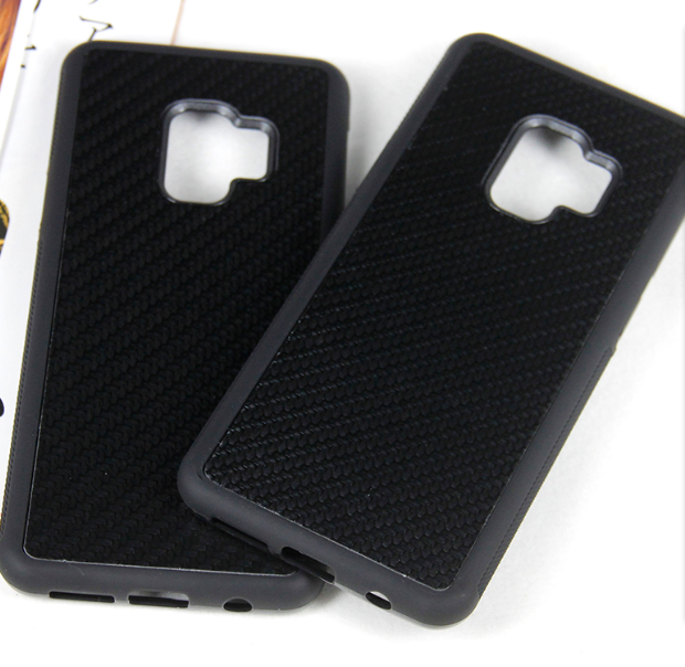 TPU material with Carbon fiber design for Samsung S9, best protective phone cover