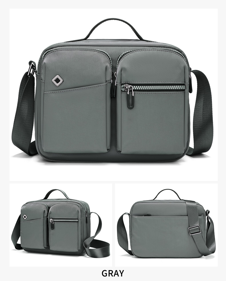 Oem Polyester Oxford Material Mens Waterproof Sling Bag Customised