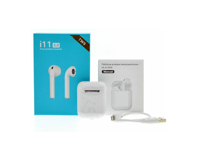 Smart V5.0 TWS Bluetooth Earphone I11 Double Call Transfer With Charging Case