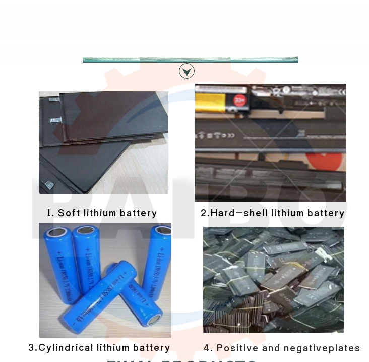 High Separator Rate 96-99.99% Waste Lithium Battery Dismantling Recycling Equipment