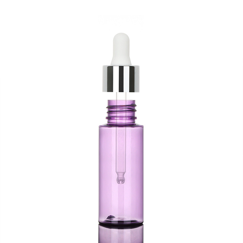 Thick Plastic Dropper Bottles 30ml PET Plastic Material Screen Printing