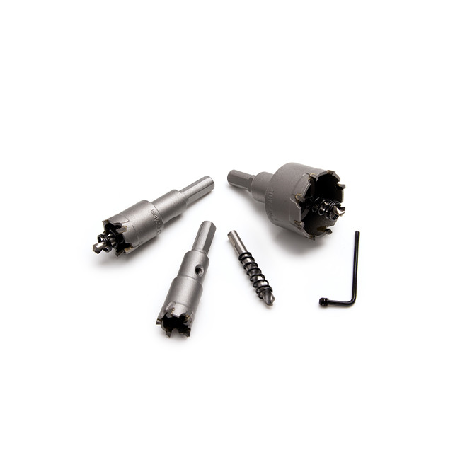 Carbide Triangle Shank Hole Saw Bit Tungsten Carbide Hole Saw For Steel Plate