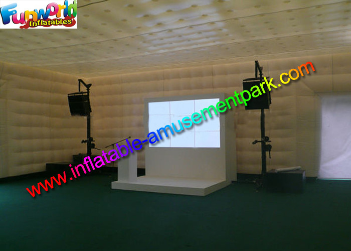 Large Inflatable Party Tent Cube Air Marquee Structure Building Customized