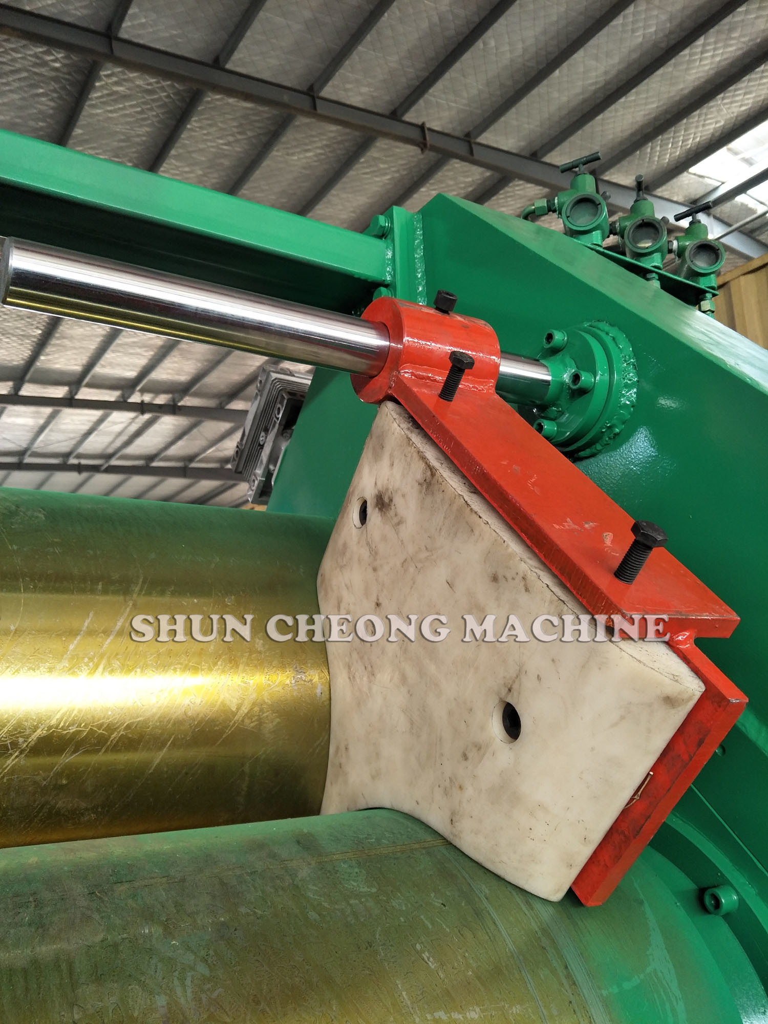 45kw Rubber Calender Machine , 3 Roll Calender Machine XY-400X1400