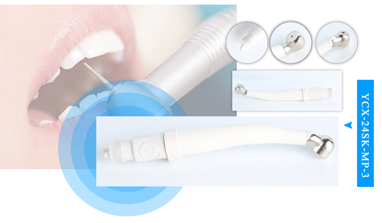 100% Shadowless Surgical Air Turbine Dental Handpiece Class II With 4 Holes