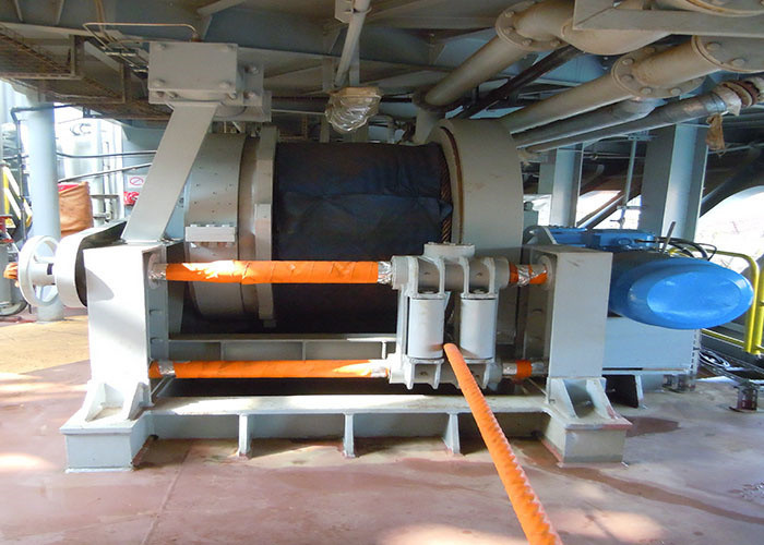 30Ton Double Drum Electric Wire Rope Winch Machine With Spooling Device
