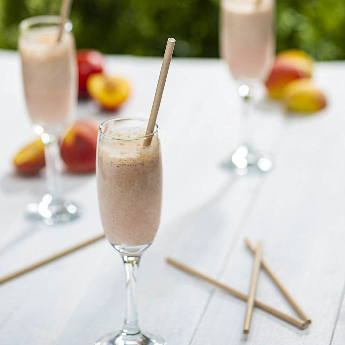 197mm Kraft Biodegradable Paper Straws