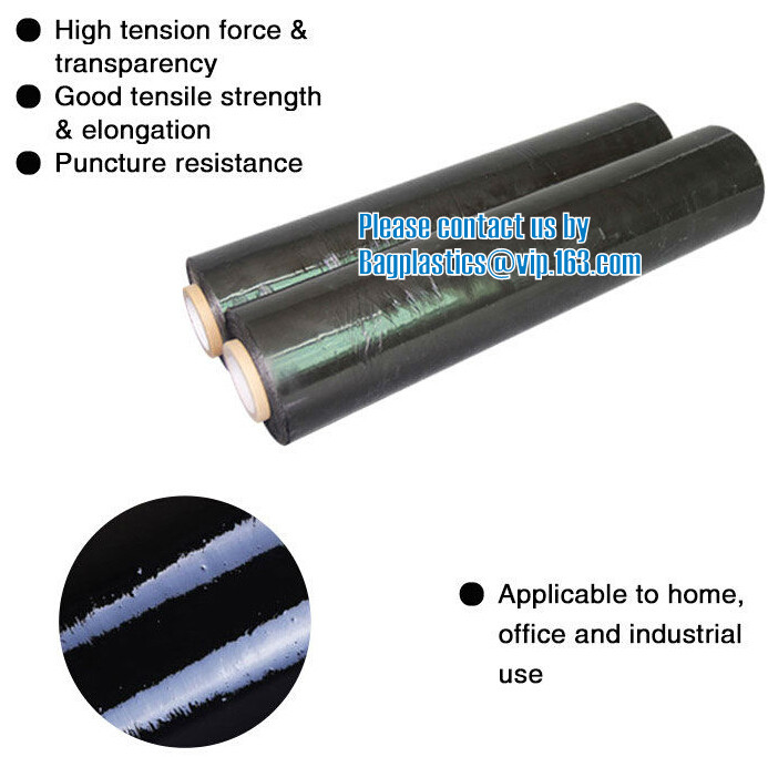 Pallet Stretch Wrap Cast LLDPE Shrink Film Wrap With Handle Plastic Cargo