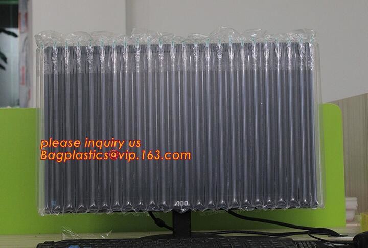 Plastic wrap air bag colume double layer bubble courier bag poly bubble bag for promotion, Shockproof Safety Air Cushion