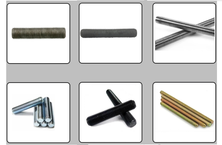 Customized Support M12 DIN976 Hot Dip Galvanized Carbon Steel 4.8 Grade Threaded Rods