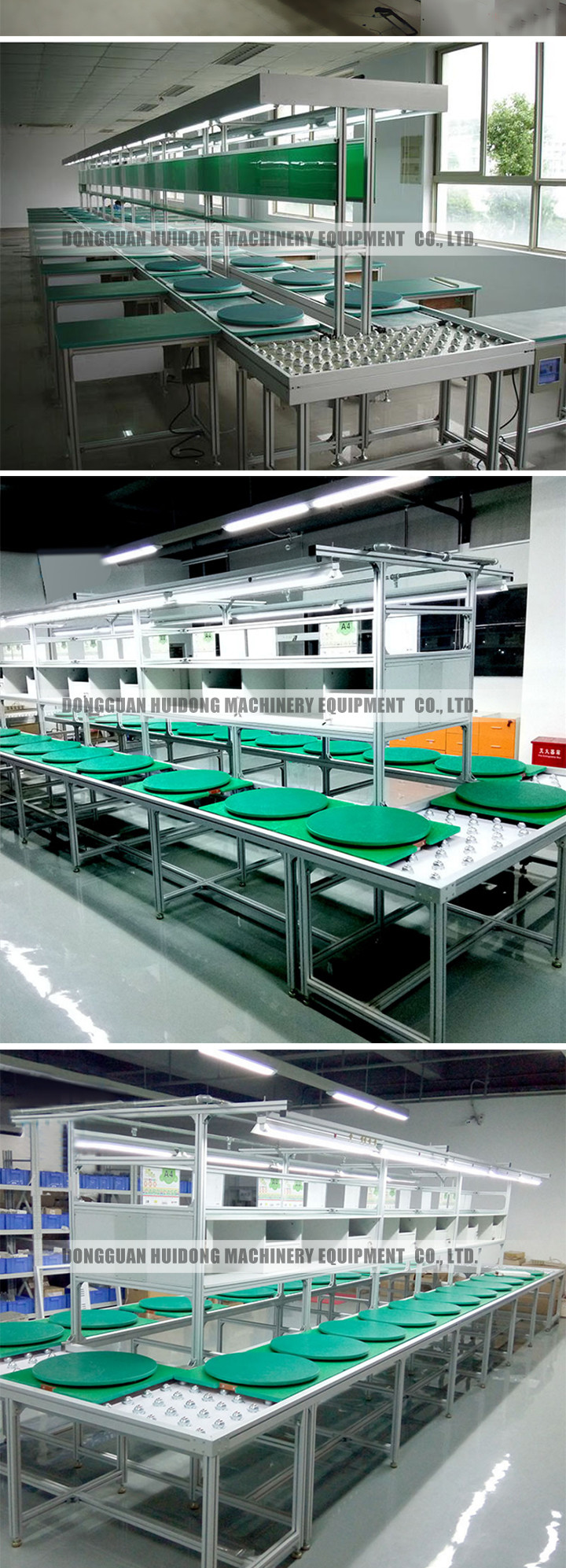 Belt Type Production Line Conveyor Systems Good Hardness For Industry
