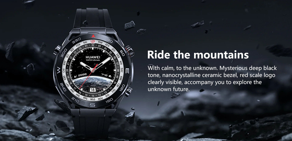 HUA-WEI WATCH Ultimate Sports Diving 100 Meter Deep Diving Outdoor Exploration Support Two-Way Beidou Satellite