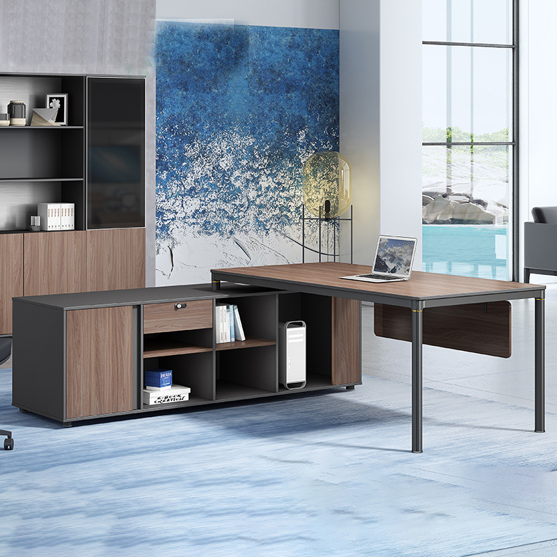 Modern Design Style Large Class Table and Chairs Combination Modular Office Boss Desk