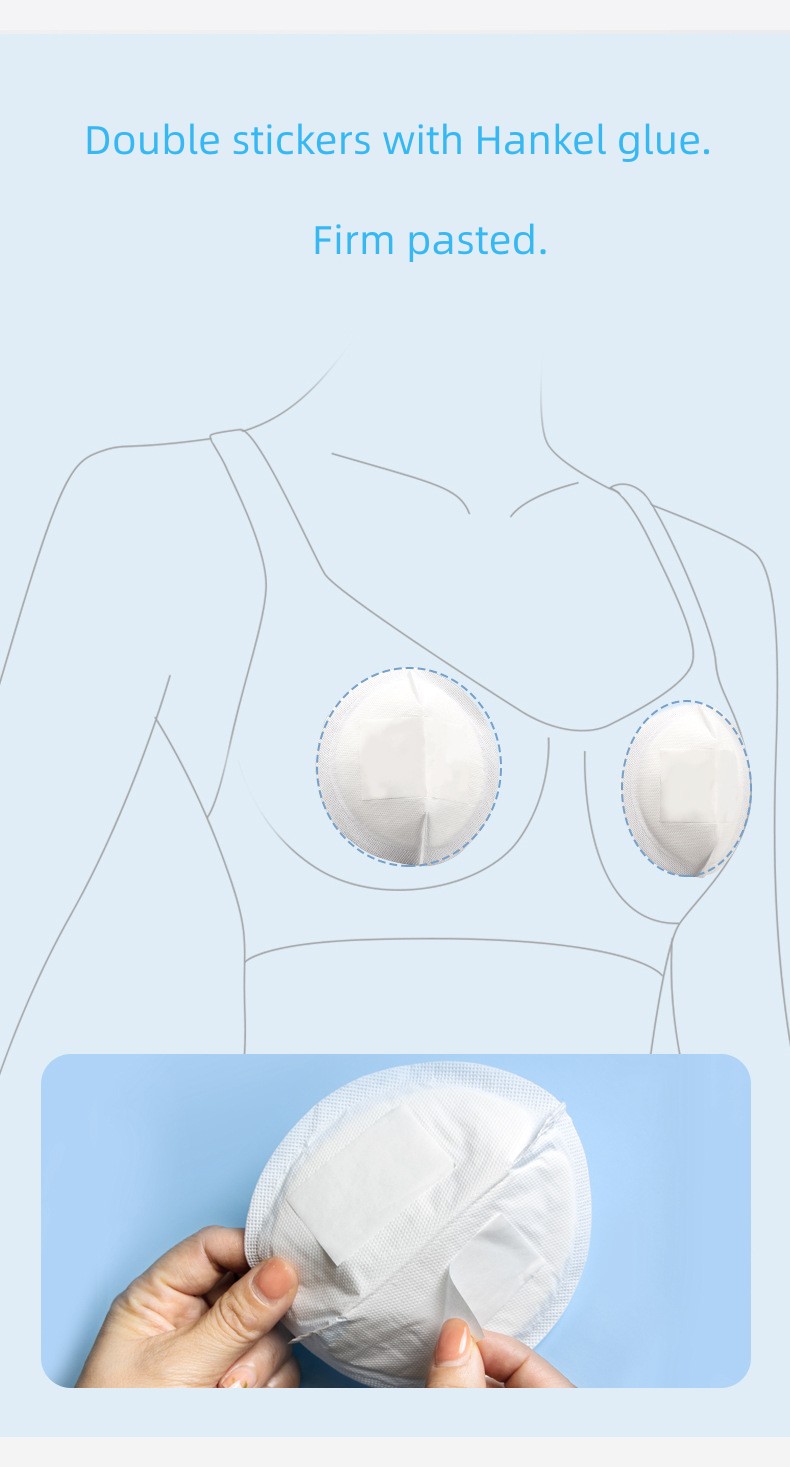 Maternity Mom Care Disposable Breast Pads Custom Size for Nursing and Breastfeeding