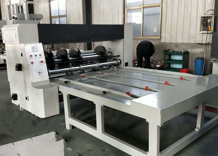 Chain Feeder Rotary Slotting Creasing Cutting Carton Box Making Machinery
