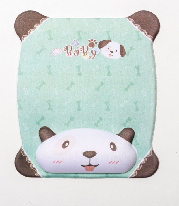 Odorless GEL Mouse Pad , Photo Mouse Pad With Wrist Rest