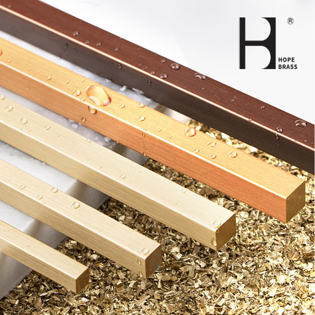 Smoothing Surface Fadeless Brass Flat Bars For Building Construction