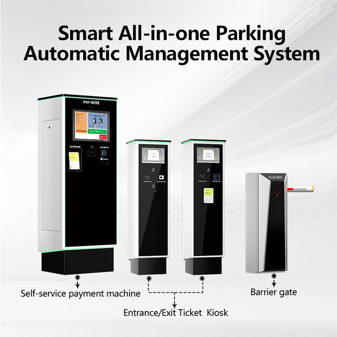 NFC Card Parking Management Kiosk LPR Automatic Parking Ticket Machine
