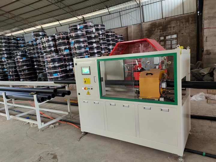 PE HDPE LDPE Pipe Automatic Extrusion Machine Production Line Single Screw Extruder
