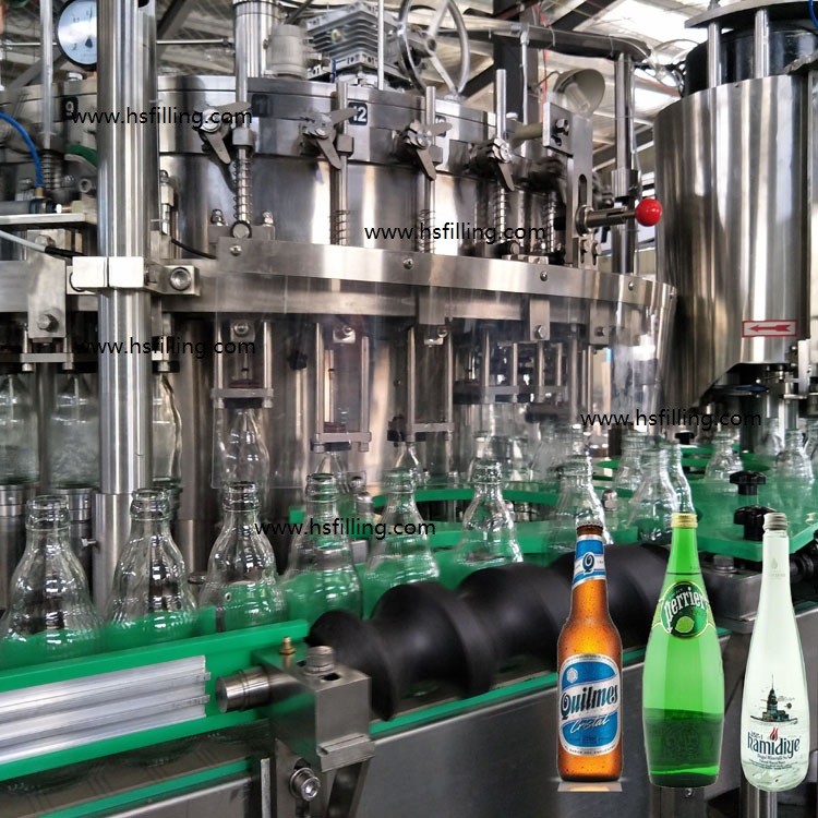 Vodka 4000bph Alcoholic Beverage Filling Machine Stainless Steel 304