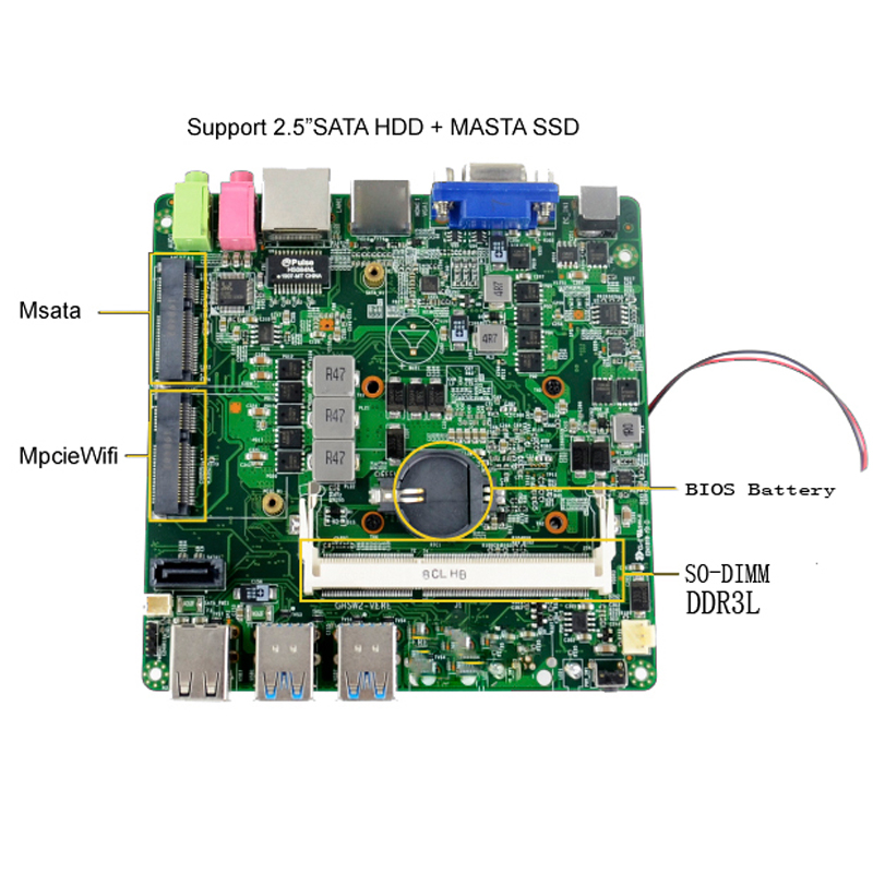 Core I3 I5 Mini Desktop Computer I7 16gb/8gb Sodimm 256gb/512gb/1TB Ssd Optional