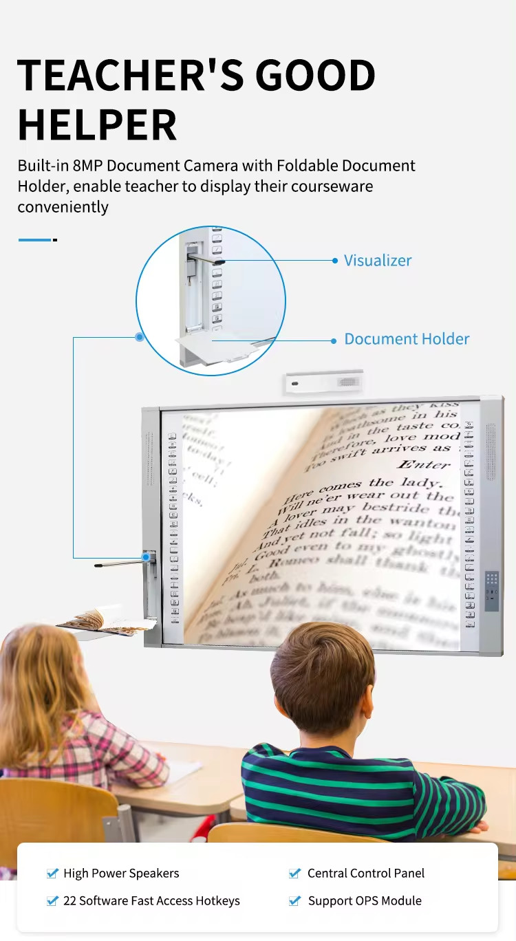 IBoard 82 86 90 95 96 101 Inch Infrared Touch Interactive Whiteboards Prices IWB Multimedia Electronic Whiteboard