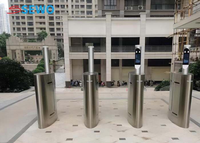 Intelligent Pedestrian Barrier Gate Turnstile For Residential Gate Access Control System
