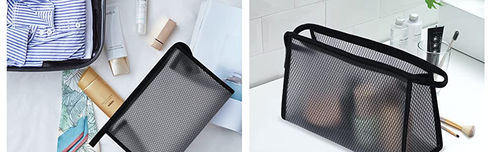 Portable Travel Toiletry Cosmetic Bag waterproof small size large travel accessories
