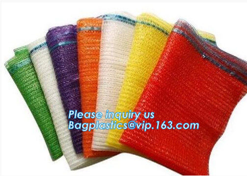 custom label vegetable onion potato raschel tubular mesh net bags,PE/PP hot sale good quality leno raschel mesh bags pac 2