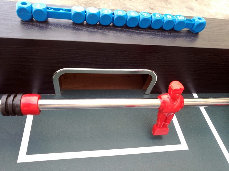 5FT Soccer Table Wood Football Table With Telescopic Play Rods