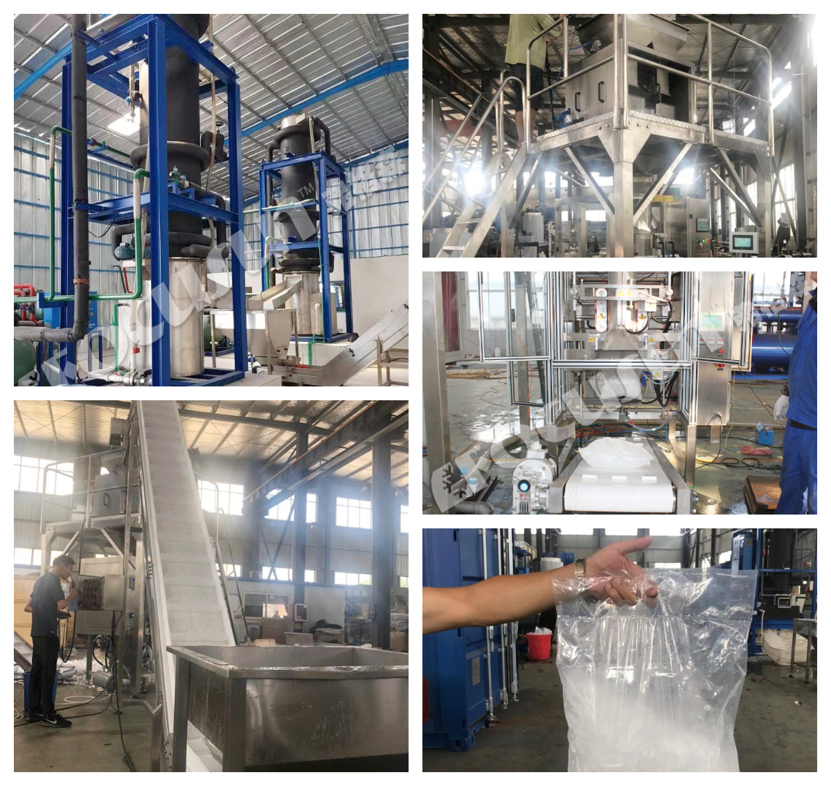 8ton/Day Tube Ice Machine for Philippines Customized Industrial Ice Tube Making Machine