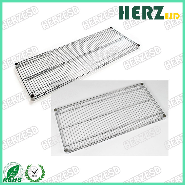 Chrome Plated Wire Shelf Rack Antistatic Warehouse Storage Shelf