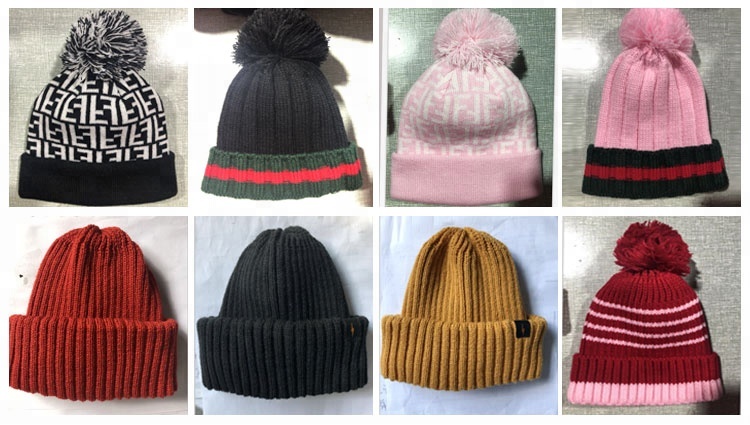 100% Merino Wool Knit Beanie Hats Customde Logo Plain Beanie Winter Cap