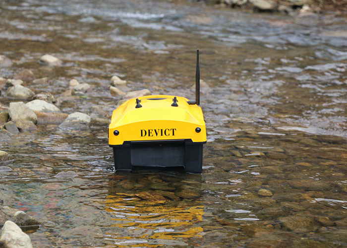 DEVC-113 remote control fishing bait boat yellow fishing tackle
