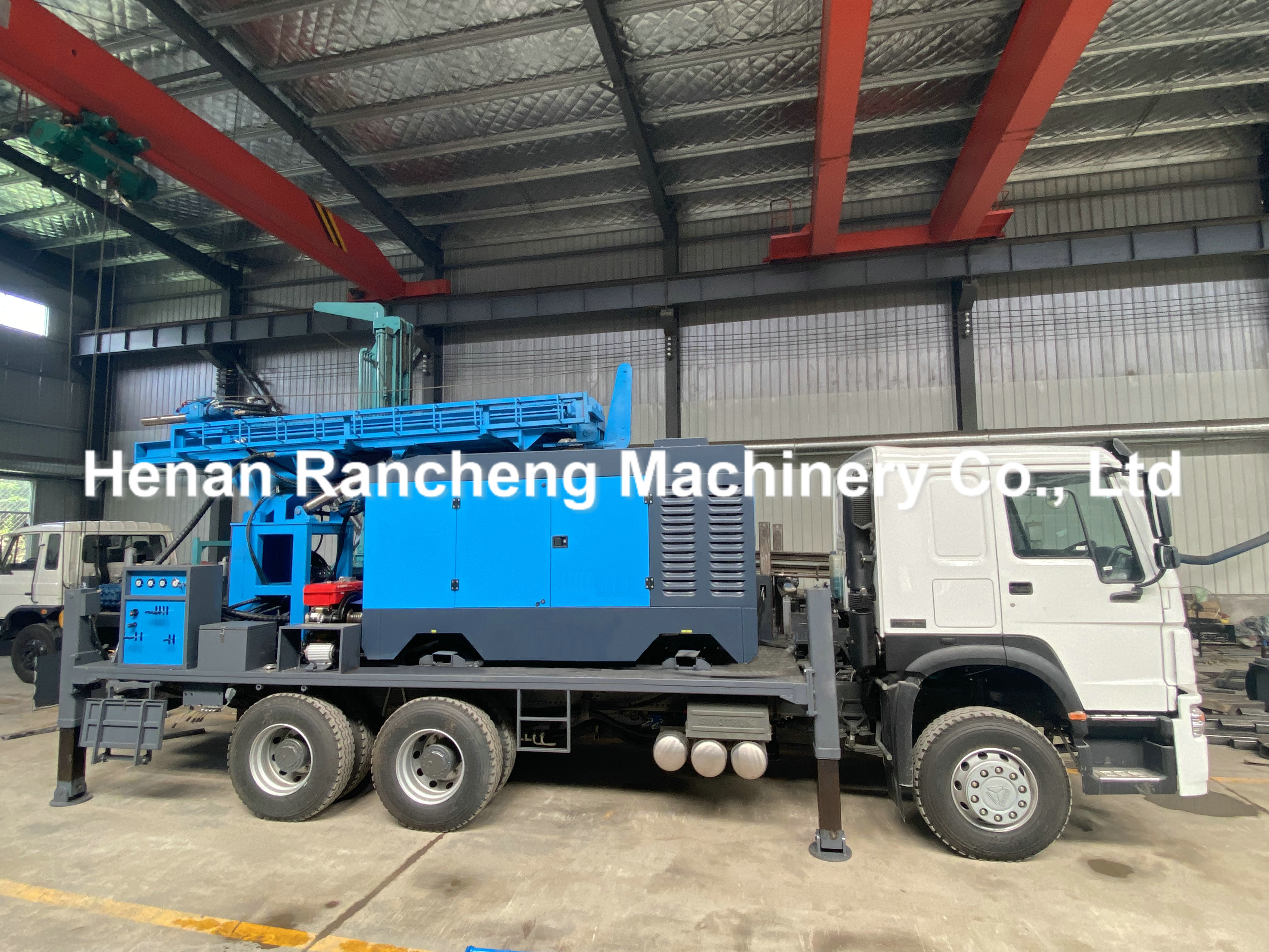400m Depth Water Well Drilling Rig Equipment 132KW Cummins Engine