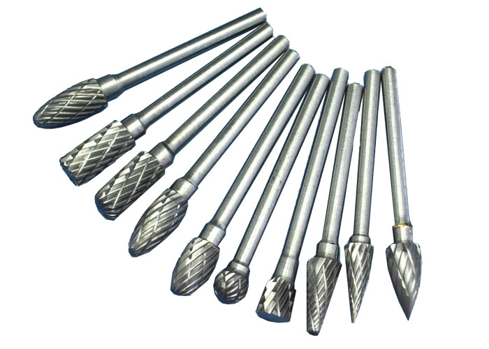 High Accuracy 3mm Carbide Burr , Carbide Rotary Bits Customized Length