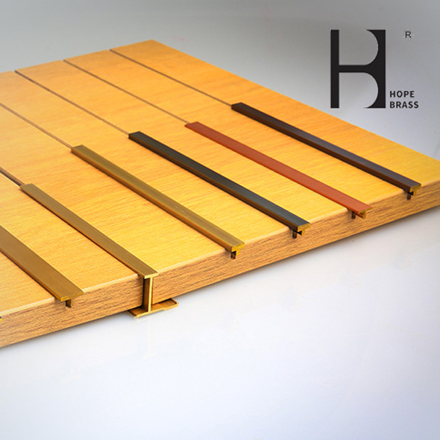 Wholesale Brass T Profiles Copper Extruding Window Transom Sections Customized Drawing Chinese Exporter
