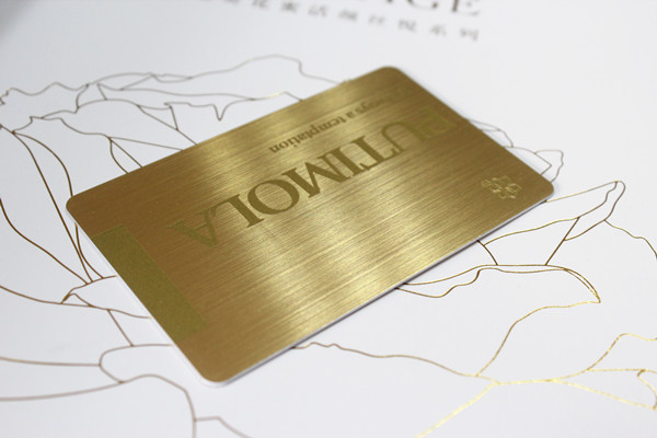Standard Size most popular design low price metal art card glossy