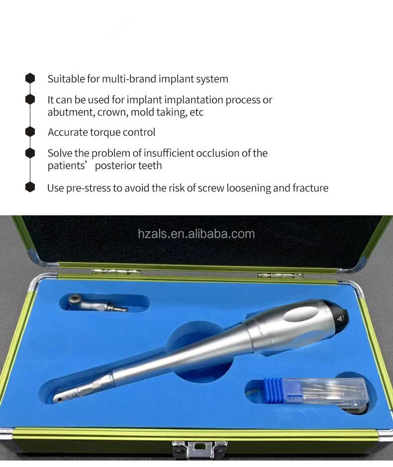 Universal Implant Torque Wrench Endo Motor Dental Handpiece Drivers Latch Head MFDS Approved