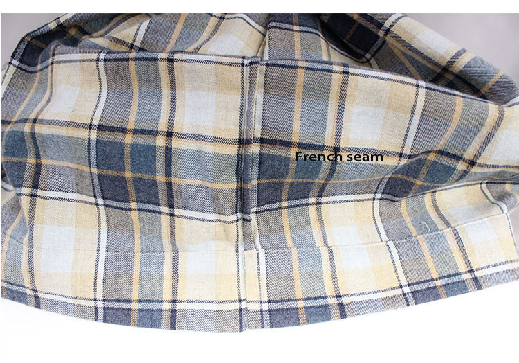 Viscose Rayon Yarn Dyed Women Check Dress