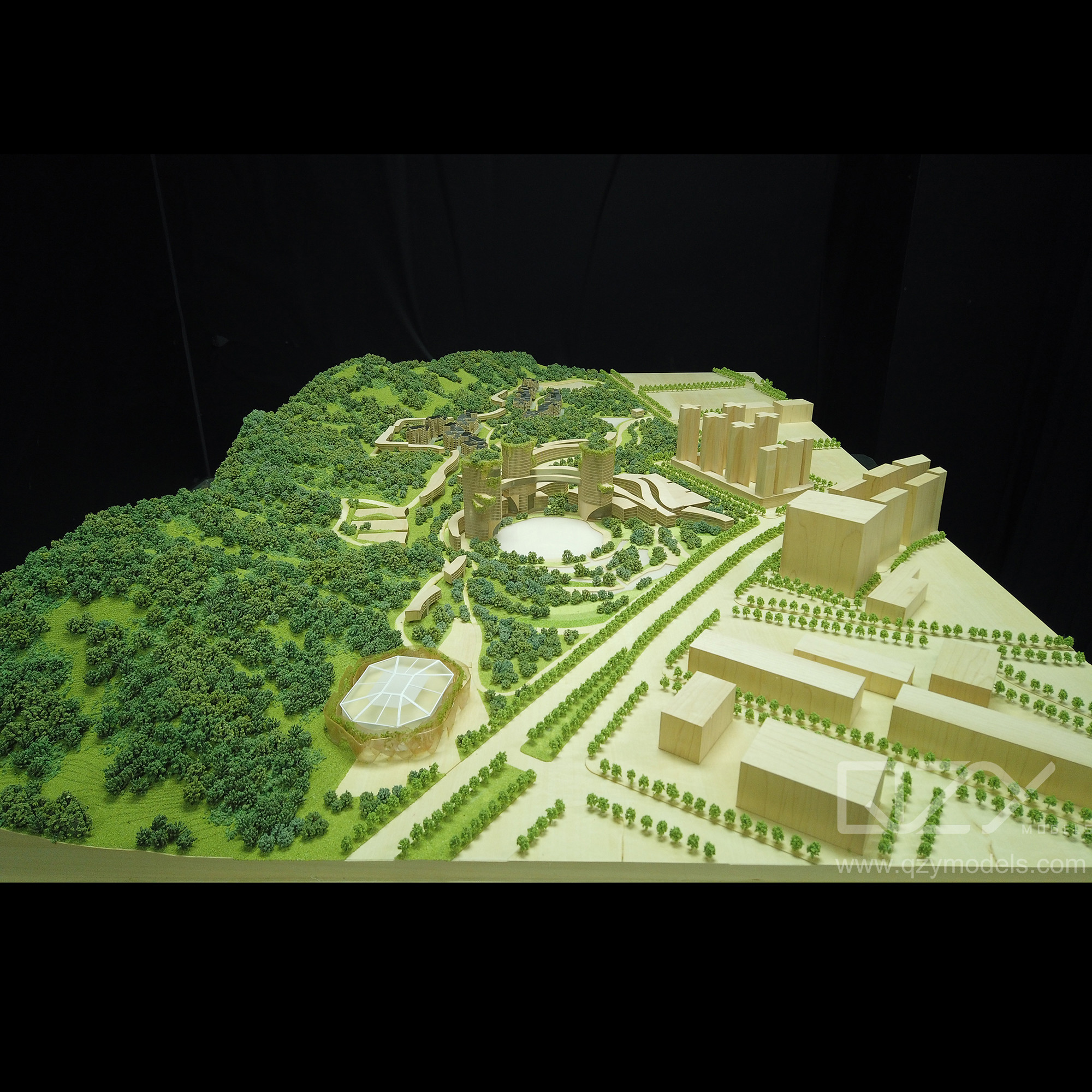 EMBT-1/1000 BIT-Shenzhen Branch Architectural Model Modern Architectural Modeling