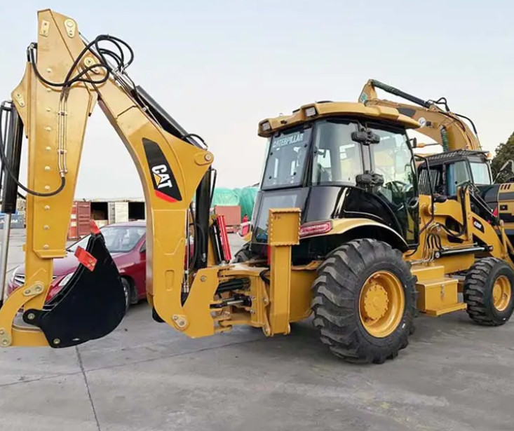Second Hand Wheel Cat 420F Loader Excavator Digger Cat Backhoe Loader Used