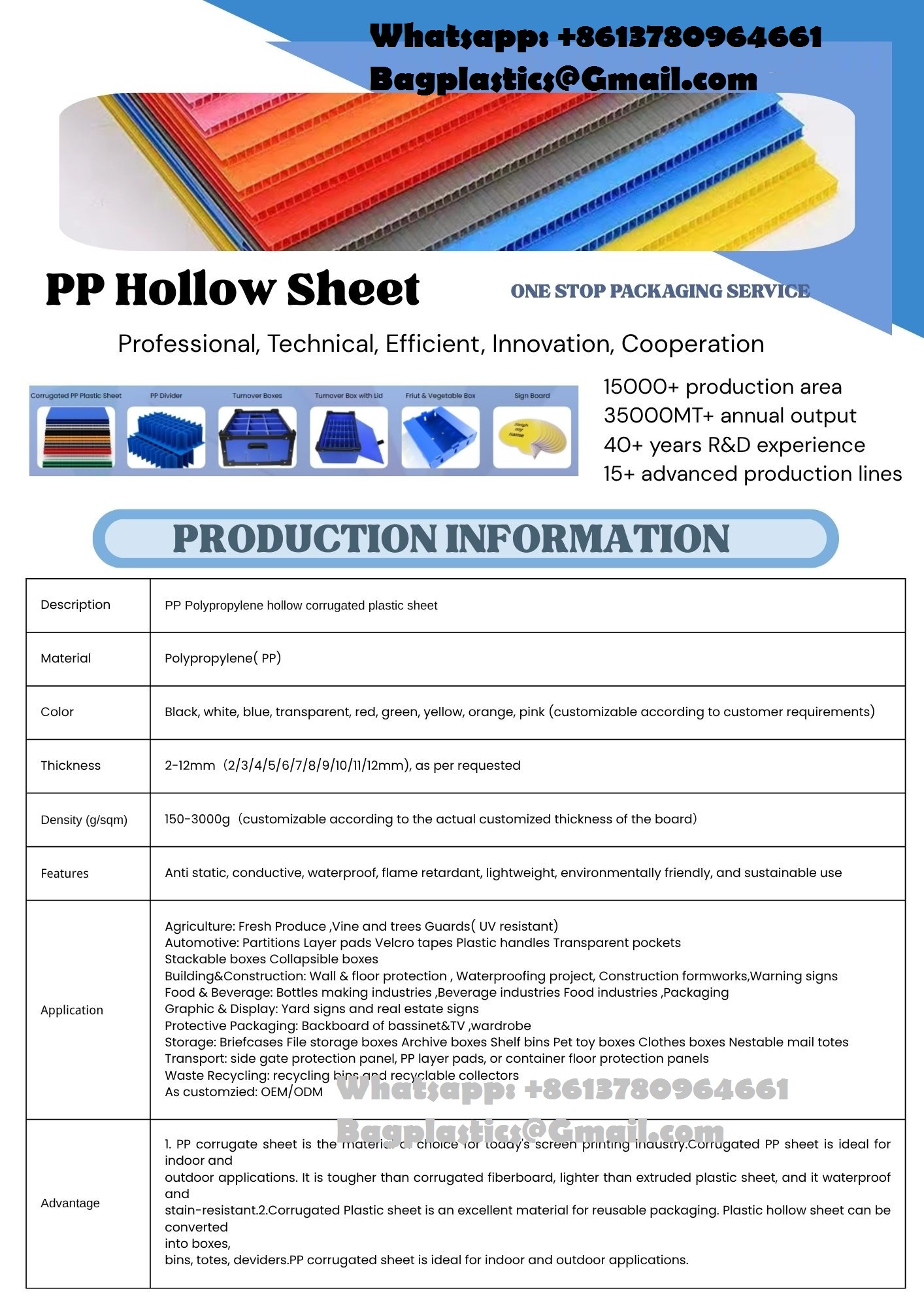 Manufacturers Anti Static PP Hollow Plate Turnover Box Foldable Carton Type Corrugated Poly Packaging Storage Box 5mm Thick PP Plastic Moving Boxes